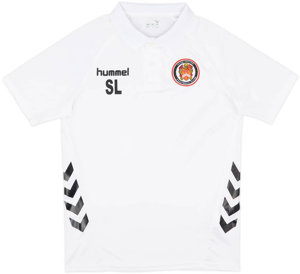 2021-22 Hyde United Staff Issue Hummel Polo Shirt SL - 8/10 - (M)