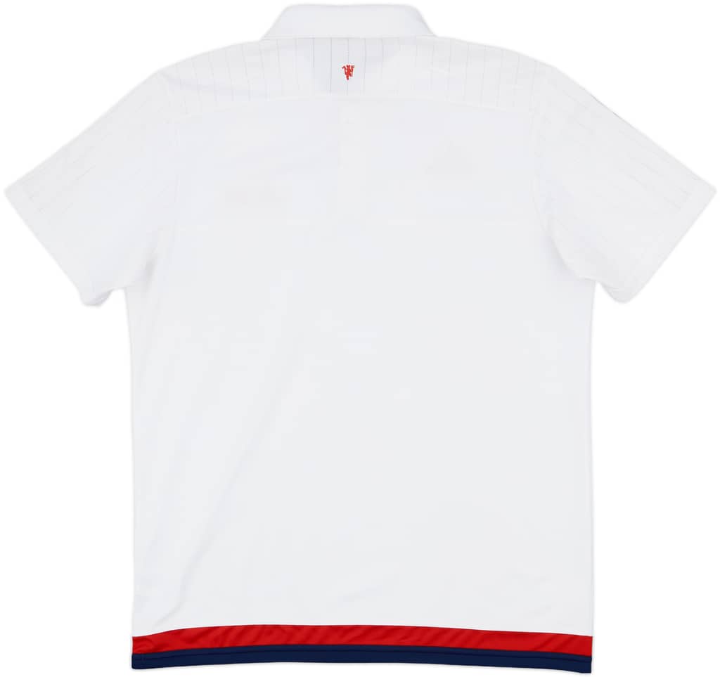2015-16 Manchester United adidas Polo Shirt - 8/10 - (L)