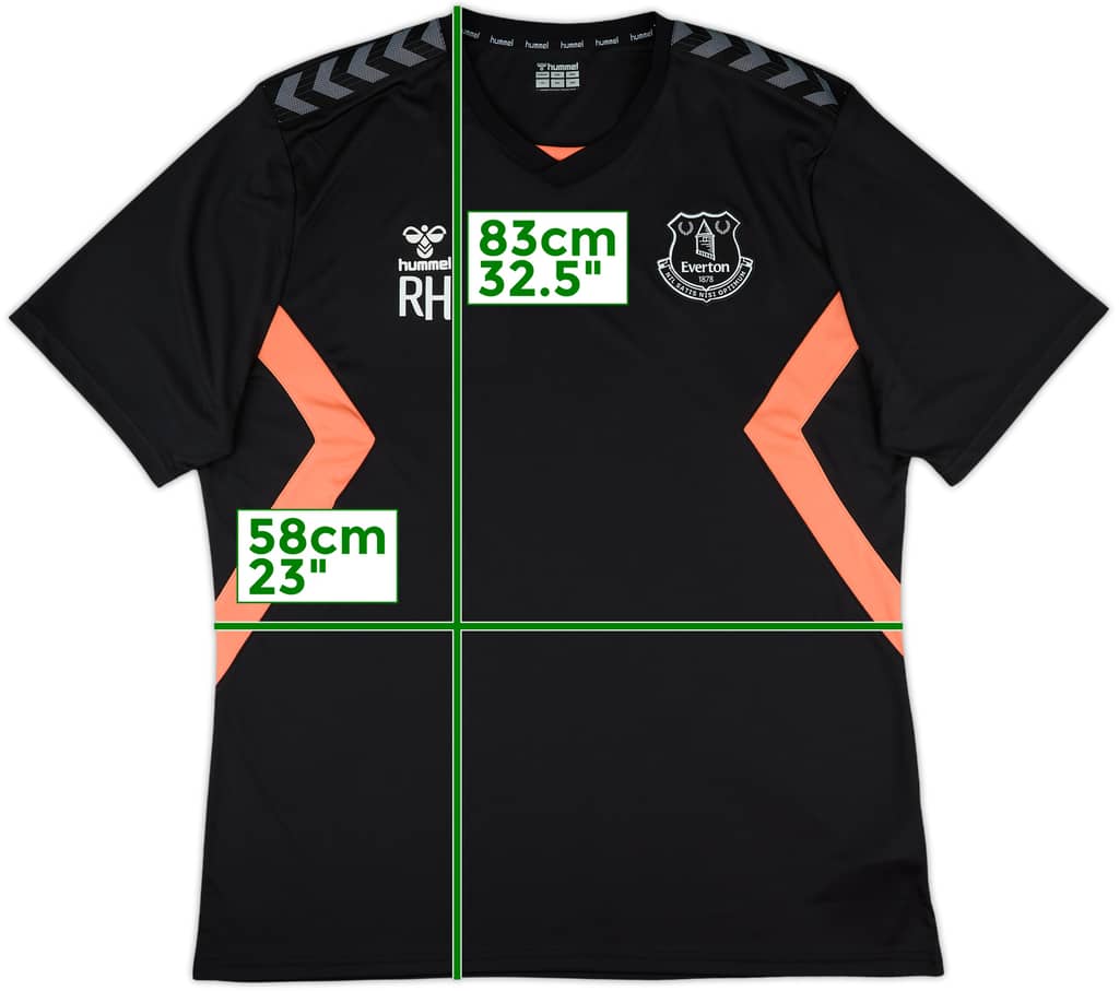 2020-21 Everton Hummel Staff Issue Training Shirt RH - 10/10 - (3XL)