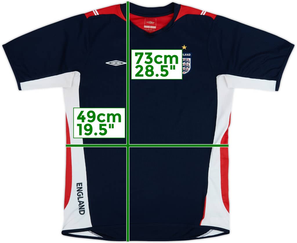 2004-06 England Umbro Training Shirt - 8/10 - (M)