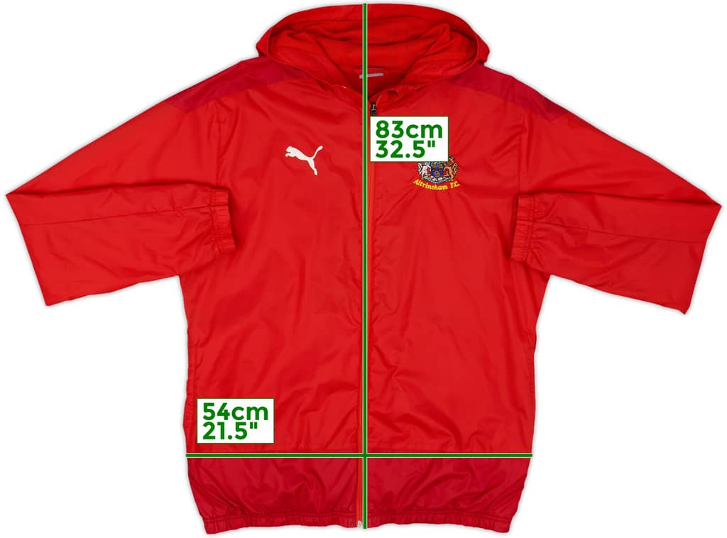 2021-22 Altrincham Puma Hooded Rain Coat - 9/10 - (L)
