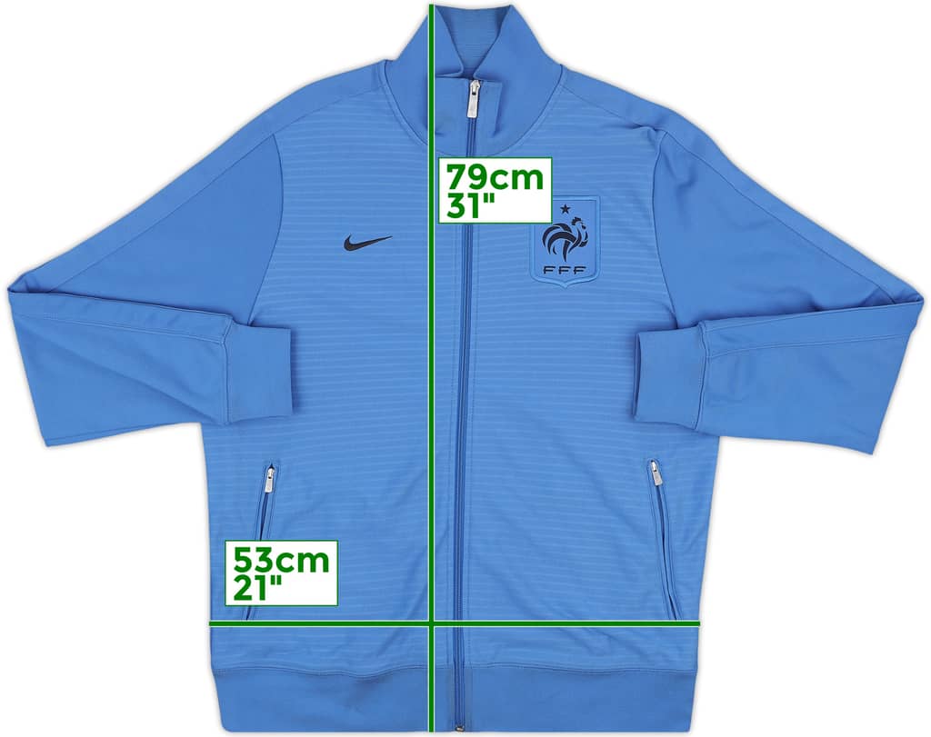 2012-13 France Nike Track Jacket - 8/10 - (XL)