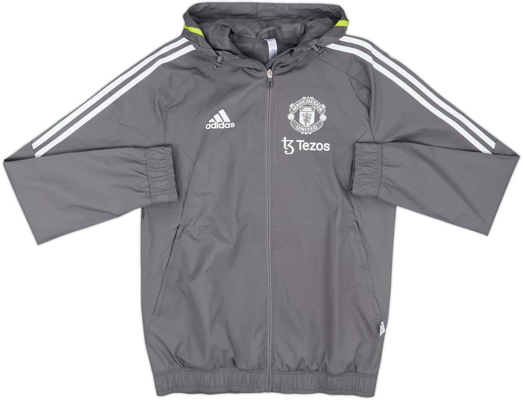 2021-22 Manchester United adidas Track Jacket - 10/10 - (XS)