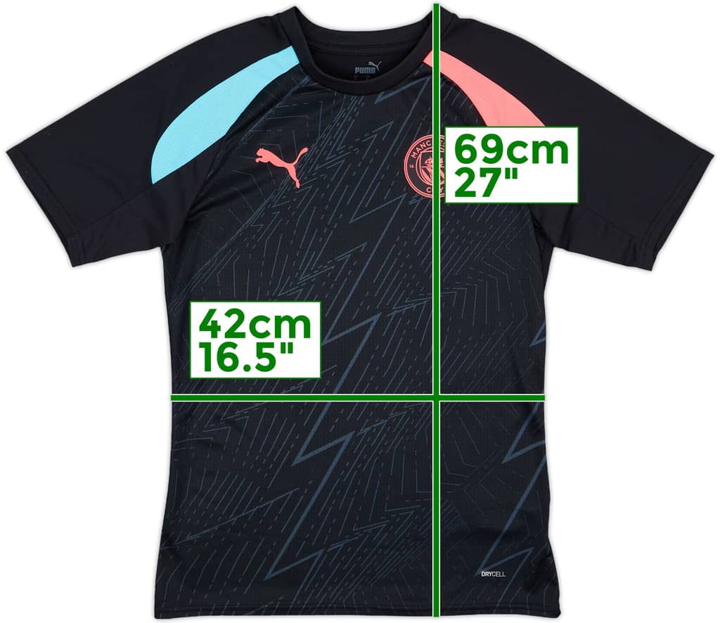 2023-24 Manchester City Puma Training Shirt - 8/10 - (S)