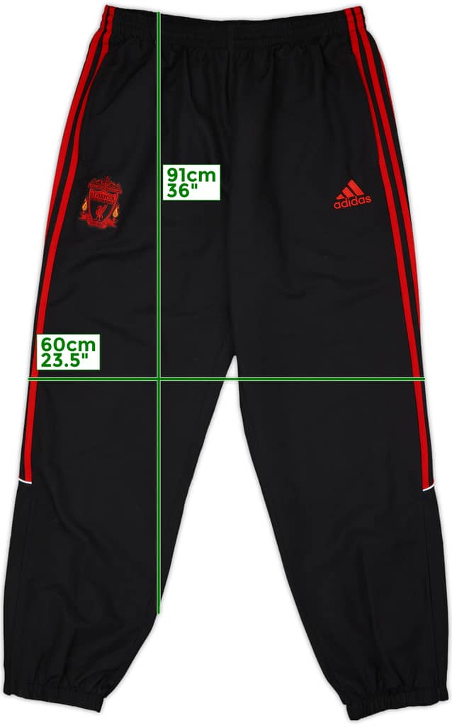 2010-11 Liverpool adidas Track Pants/Bottoms - 8/10 - (XL)
