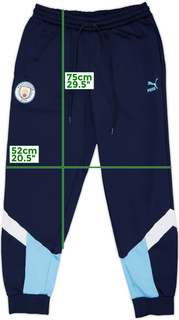 2019-20 Manchester City Puma Track Pants/Bottoms - 10/10 - (L)