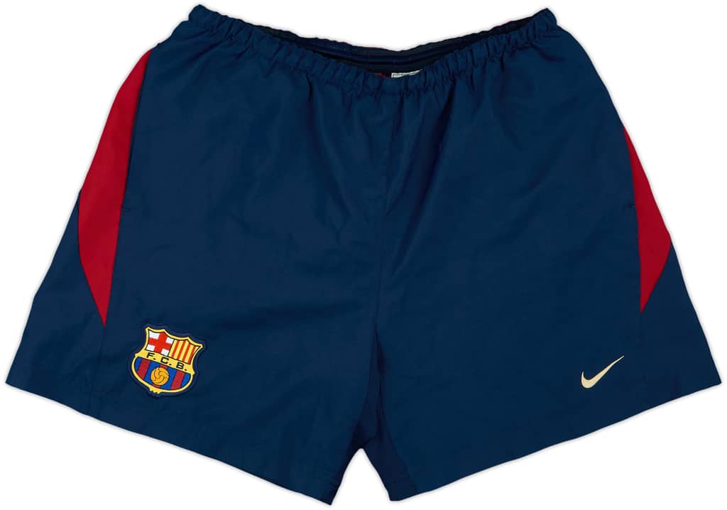 2002-03 Barcelona Nike Training Shorts - 9/10 - (L)
