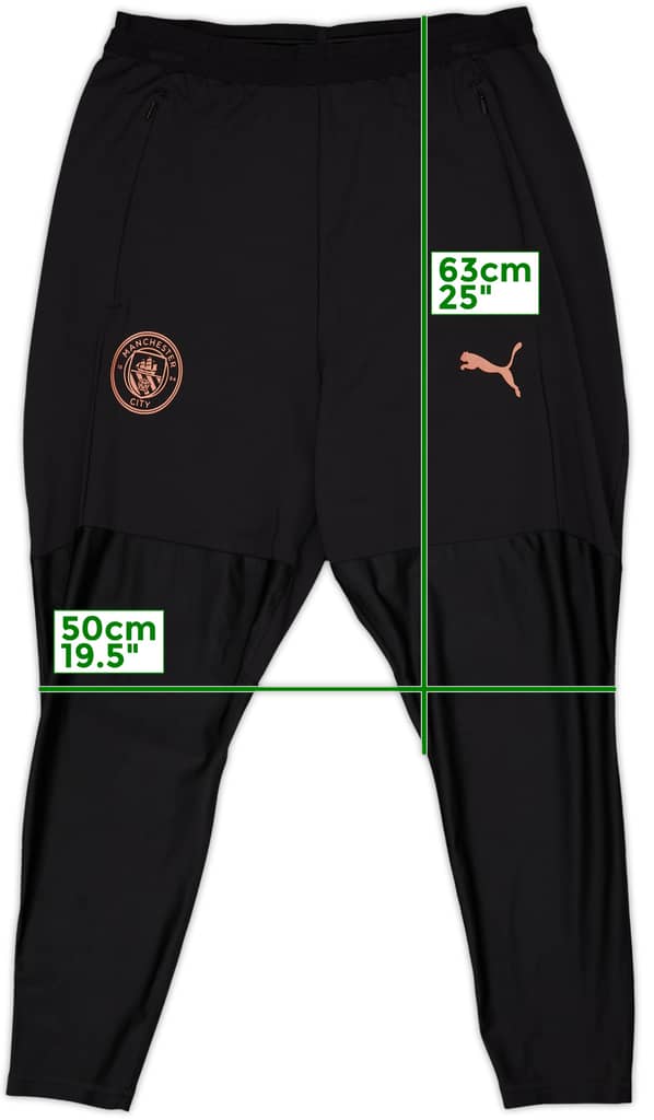 2020-21 Manchester City Puma Track Pants/Bottoms - 9/10 - (XL)