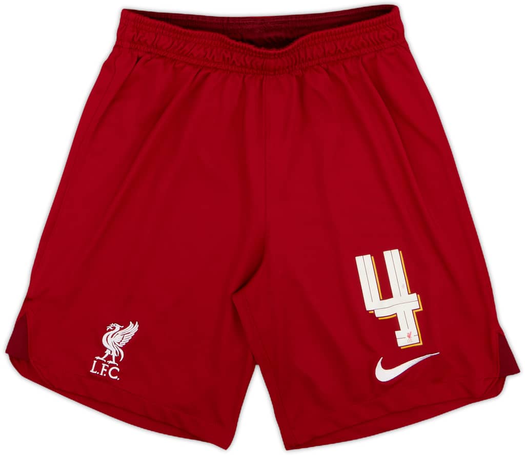 2022-23 Liverpool Home Shorts #4 - 10/10 - (S)
