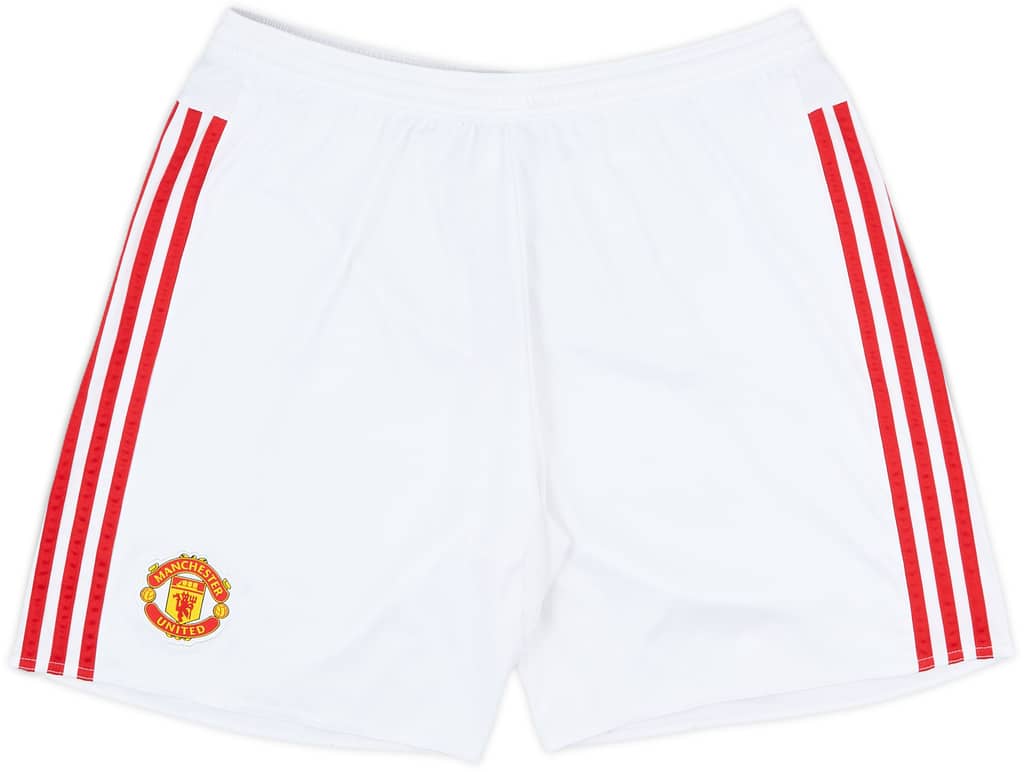 2015-16 Manchester United Home Shorts - 9/10 - (L)