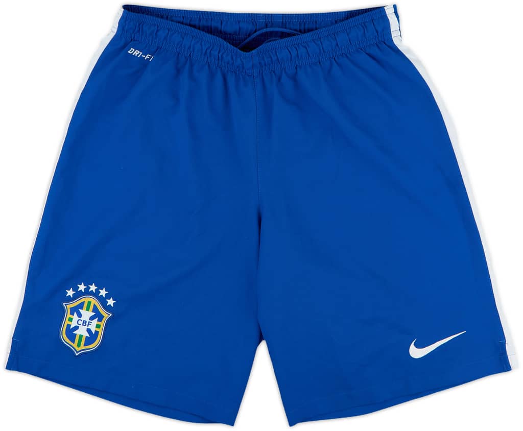 2014-15 Brazil Home Shorts - 10/10 - (M)
