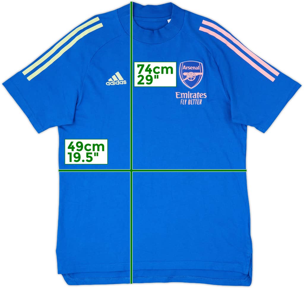 2020-21 Arsenal adidas Cotton Tee - 8/10 - (M)
