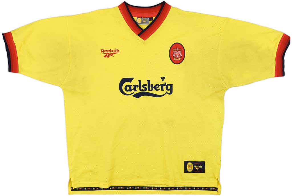 1997-99 Liverpool Away Shirt Fowler #9 - 7/10 - (XL)