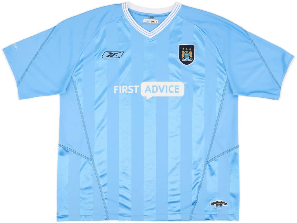 2003-04 Manchester City Home Shirt Anelka #39 - 6/10 - (S)