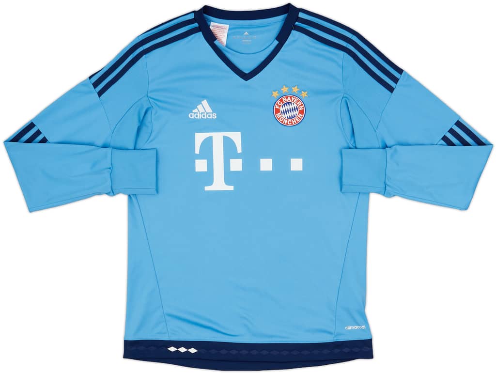 2015-16 Bayern Munich GK Shirt - 9/10 - (XL.Boys)