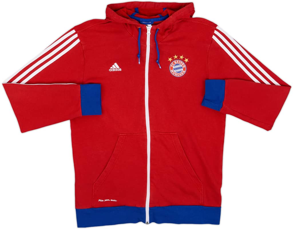 2014-15 Bayern Munich adidas Hooded Sweat Top - 7/10 - (L)