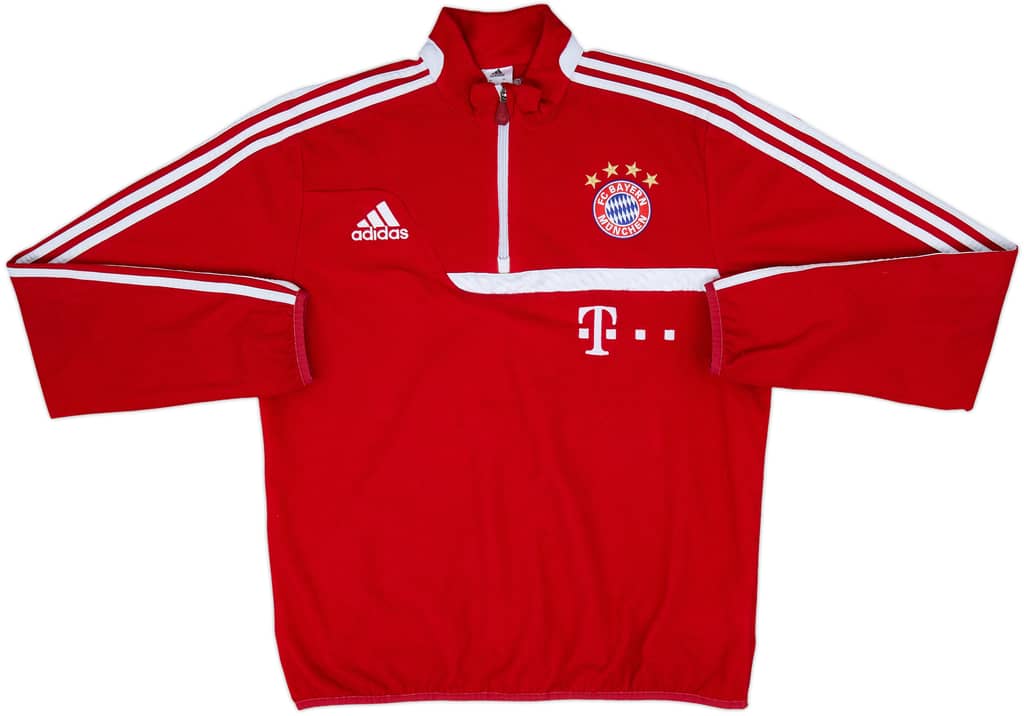 2013-14 Bayern Munich adidas 1/4 Zip Fleece Top - 6/10 - (L)