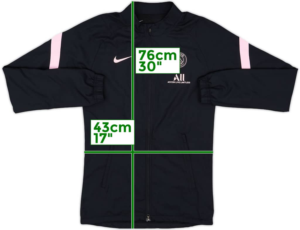2021-22 Paris Saint-Germain Nike Track Jacket - 10/10 - (XS)