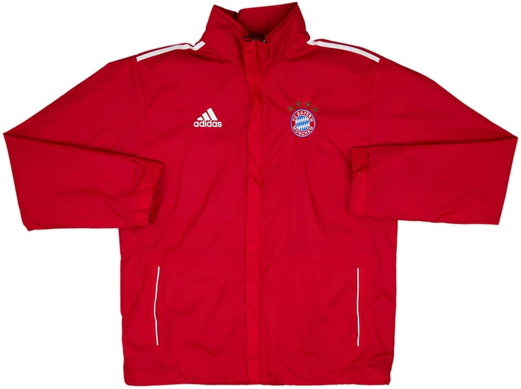 2013-14 Bayern Munich adidas Hooded Rain Jacket - 8/10 - (L)
