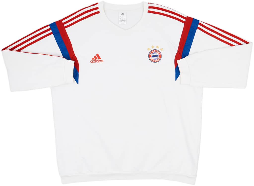 2014-15 Bayern Munich adidas Sweat Top - 8/10 - (XXL)