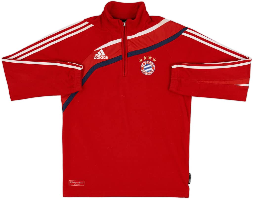 2009-10 Bayern Munich adidas 1/4 Zip Fleece Top - 7/10 - (M)
