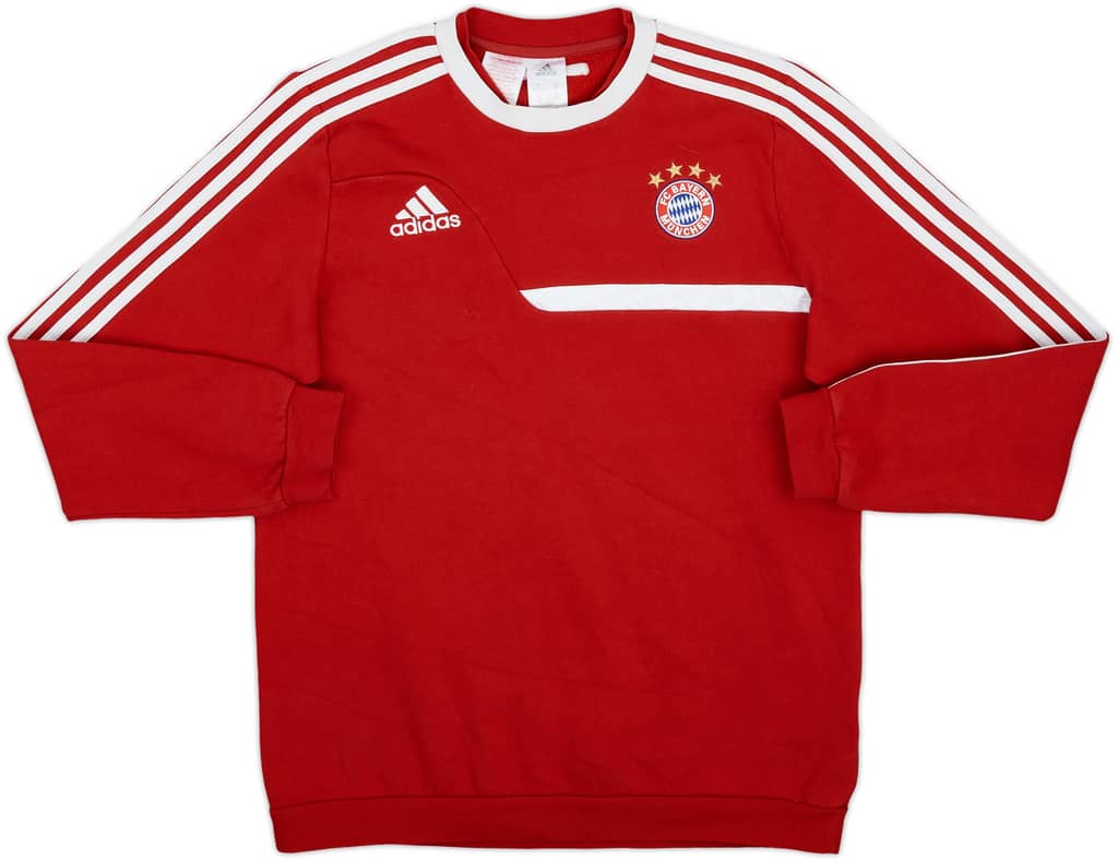 2013-14 Bayern Munich adidas Sweat Top - 8/10 - (XL.Boys)