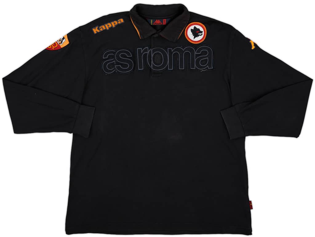 2009-10 Roma Kappa Polo L/S Shirt - 7/10 - (XL)