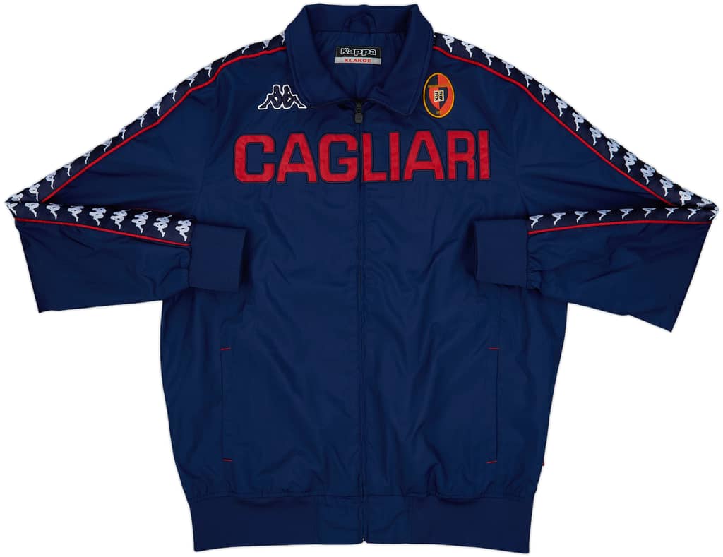 2011-12 Cagliari Kappa Track Jacket - 8/10 - (XL)