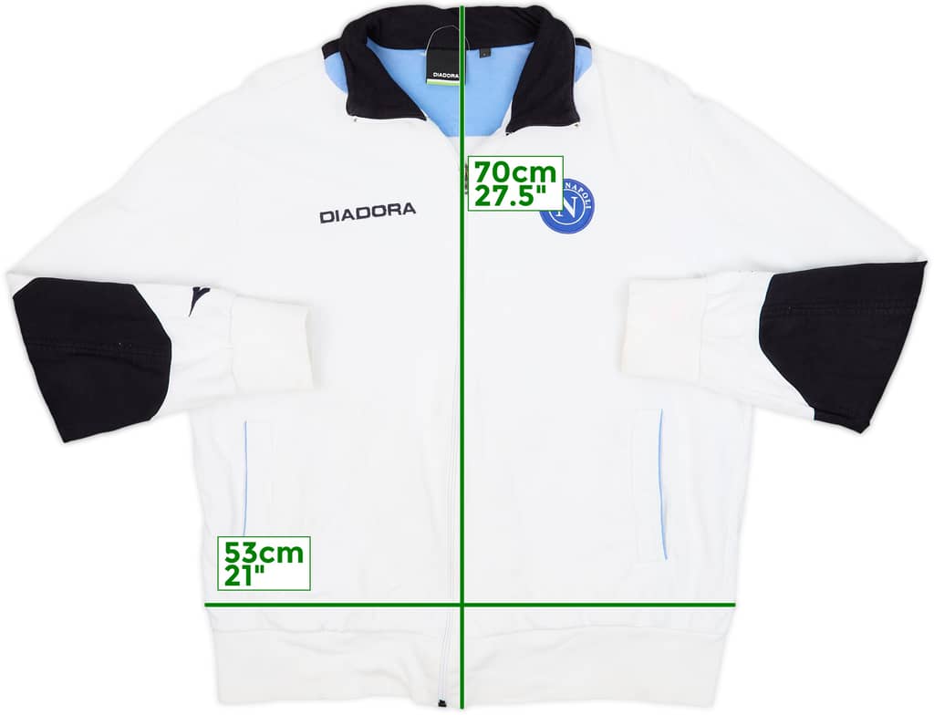 2006-07 Napoli Diadora Track Jacket - 7/10 - (L)
