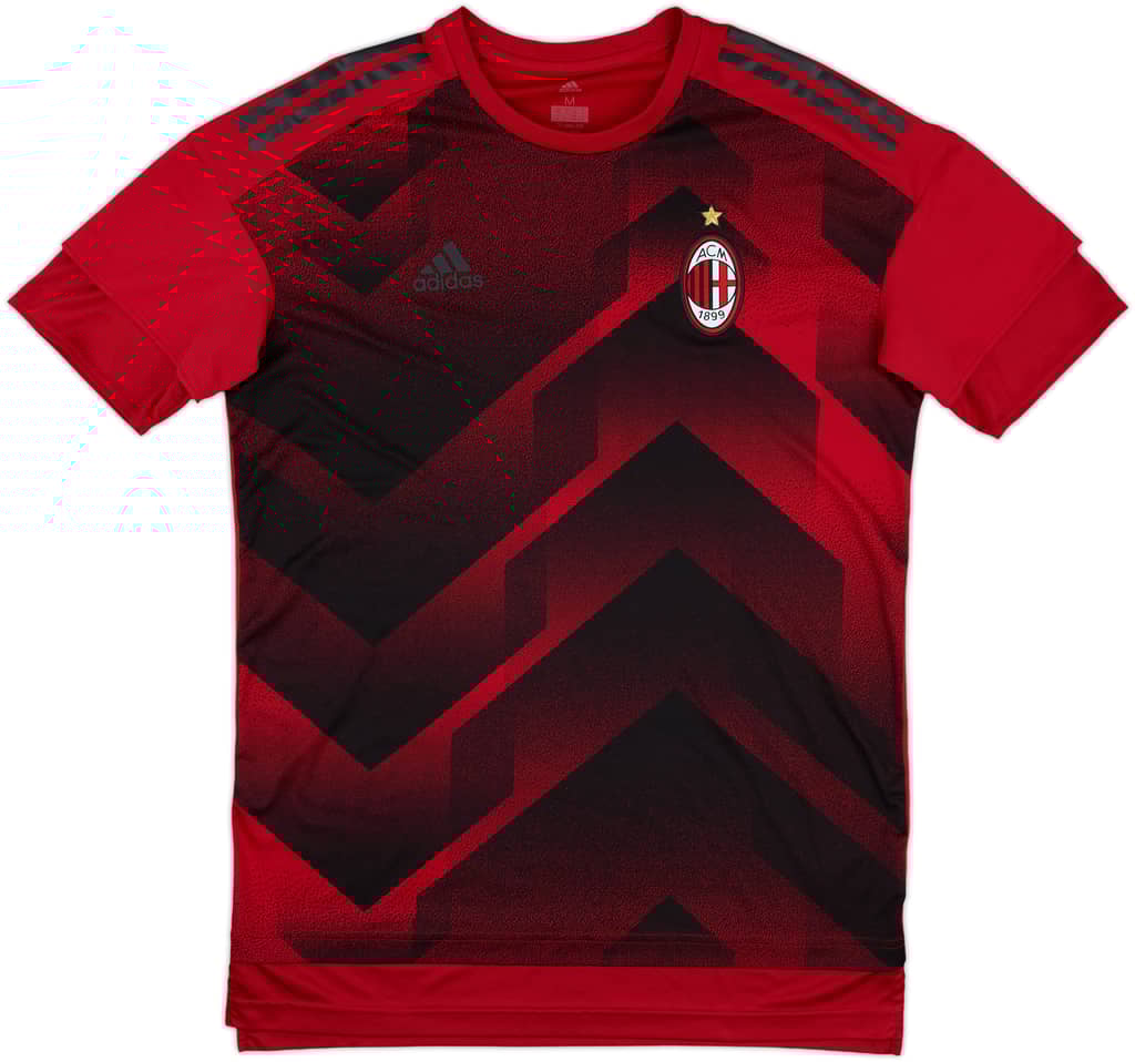 2017-18 AC Milan adidas Training Shirt - 8/10 - (M)