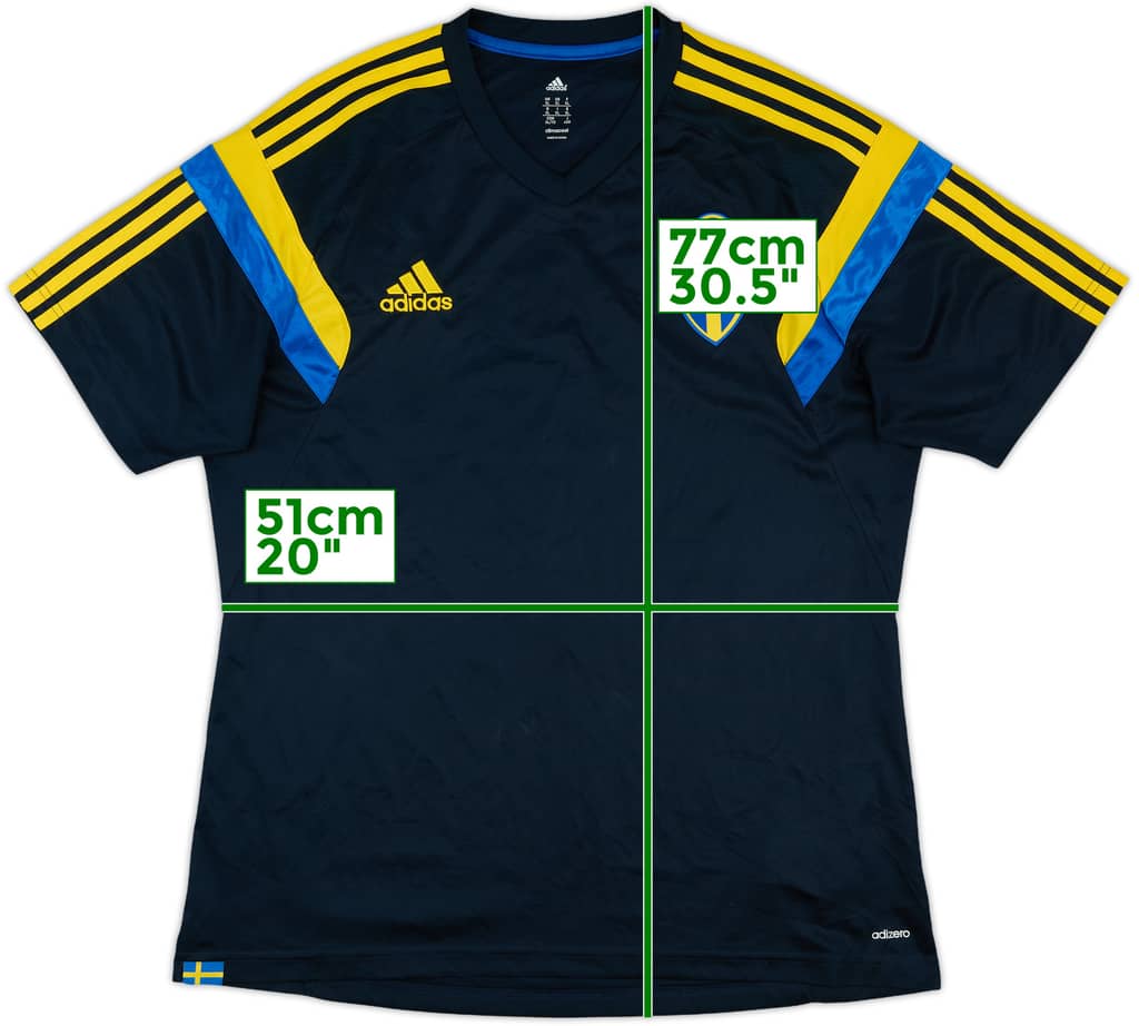 2014-15 Sweden adidas Training Shirt - 8/10 - (XL)