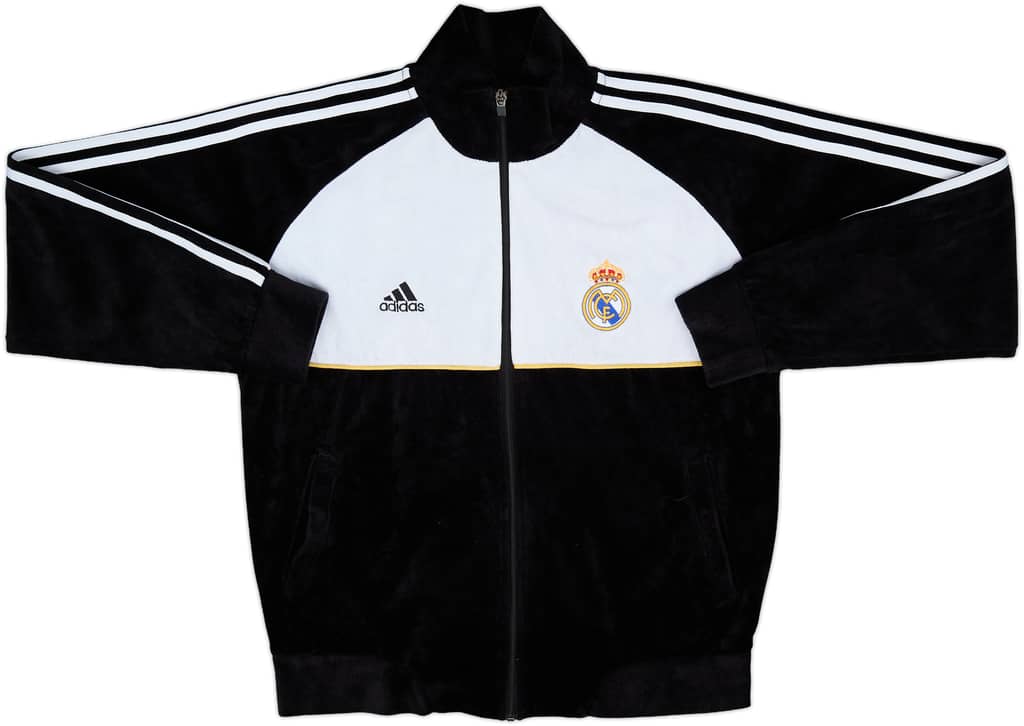 2006-07 Real Madrid adidas Fleece Track Jacket - 8/10 - (L)