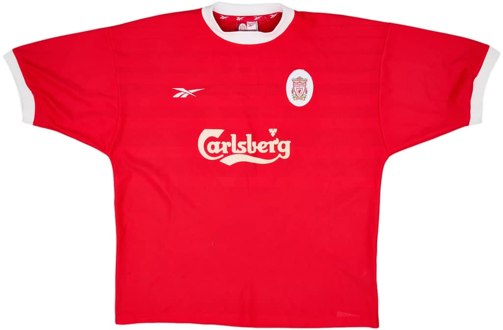 1998-00 Liverpool Home Shirt Owen #10 - 7/10 - (XL)