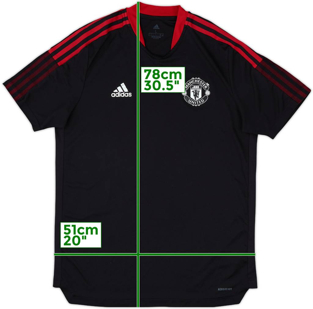 2021-22 Manchester United adidas Training Shirt - 6/10 - (L)