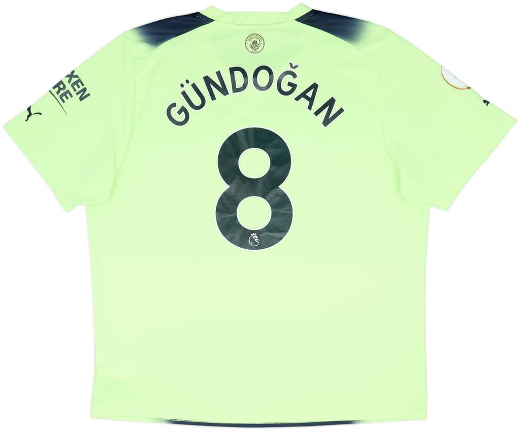 2022-23 Manchester City Third Shirt Gundogan #8 - 8/10 - (XXL)