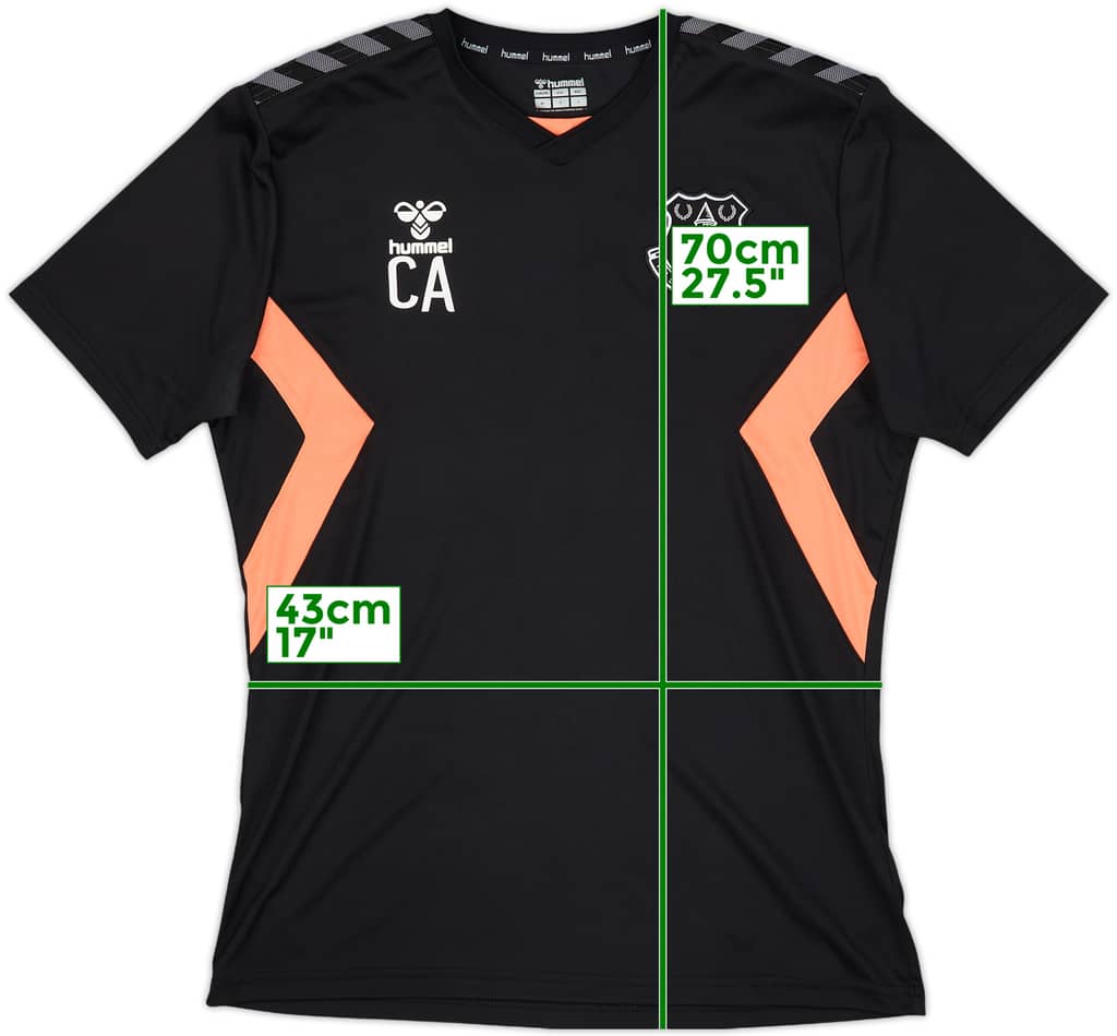 2020-21 Everton Hummel Staff Issue Training Shirt CA - 9/10 - (M)