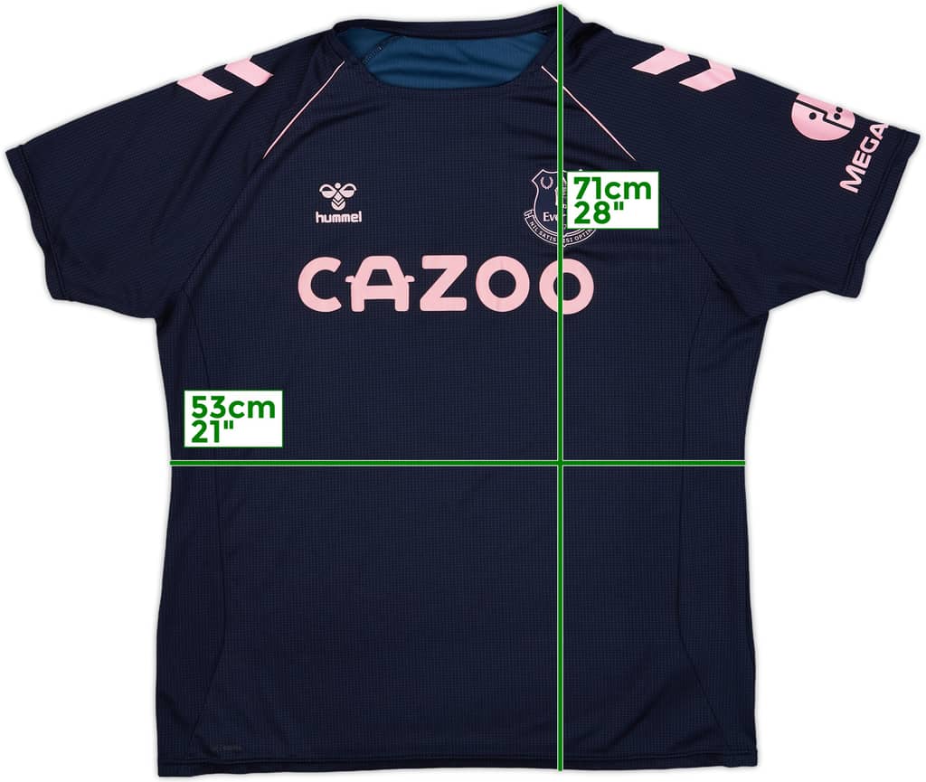 2020-21 Everton Hummel Training Shirt - 8/10 - (L)