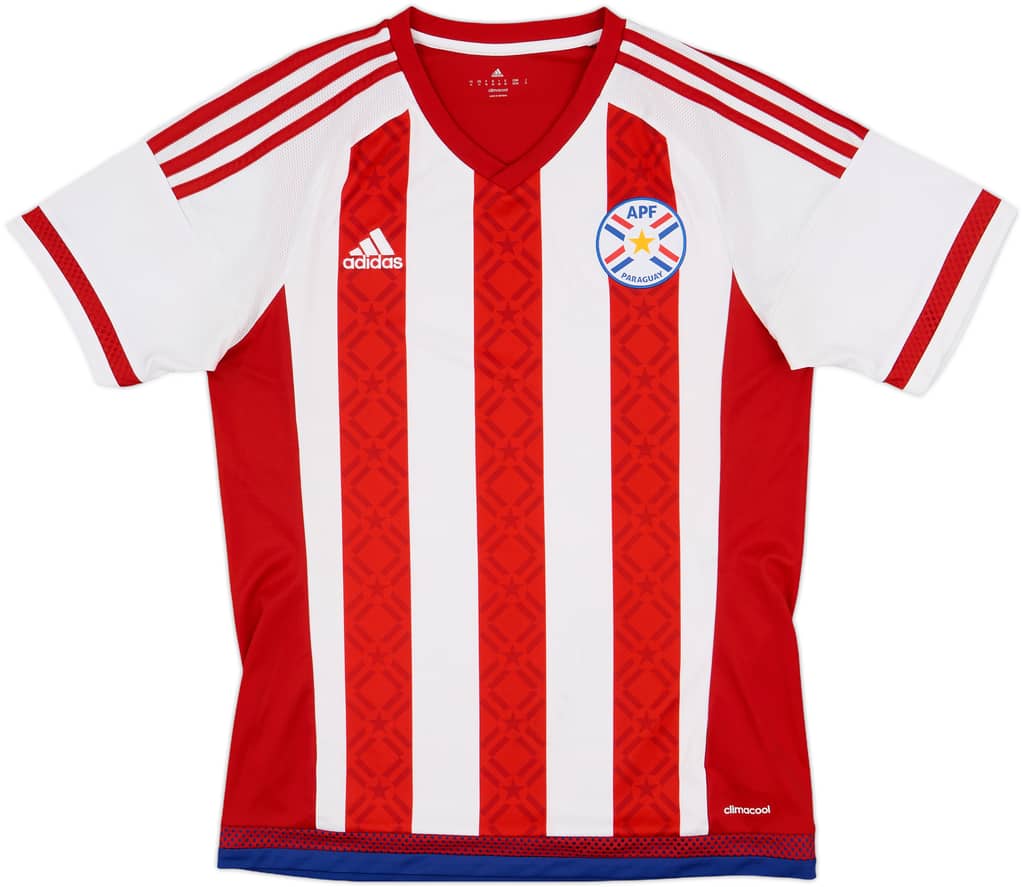 2015 Paraguay Copa America Home Shirt - 7/10 - (M)