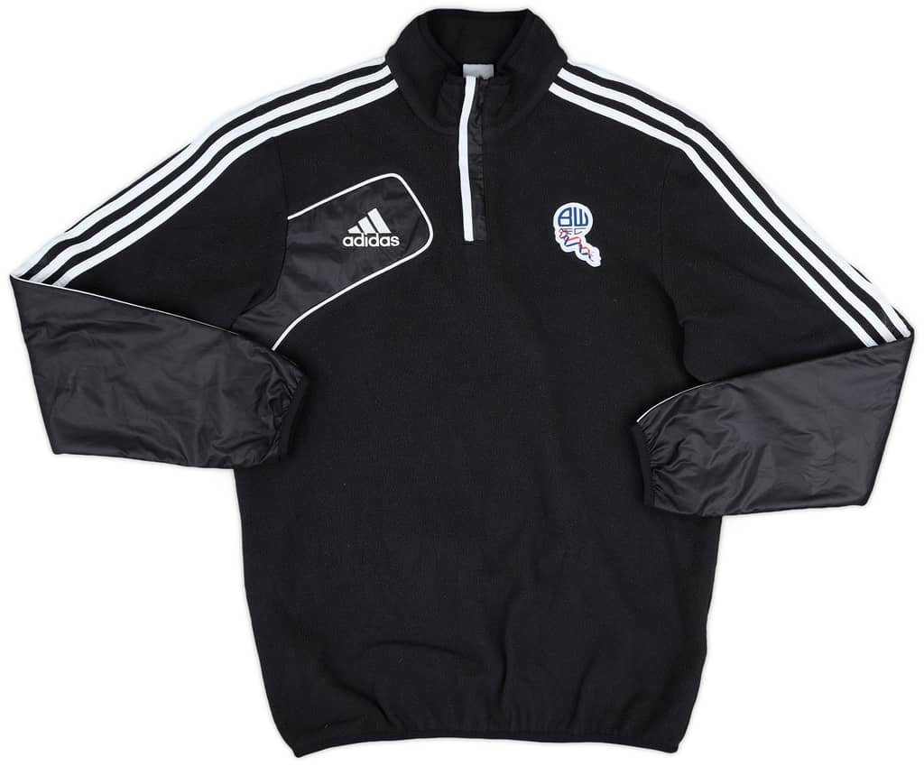 2012-13 Bolton adidas 1/4 Zip Fleece Top - 9/10 - (M)