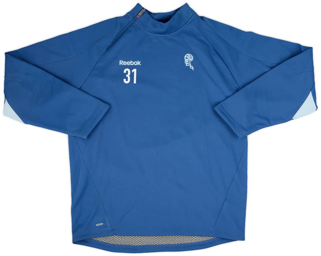 2007-08 Bolton Player Issue Reebok 1/4 Zip Drill Top #31 - 7/10 - (XL)