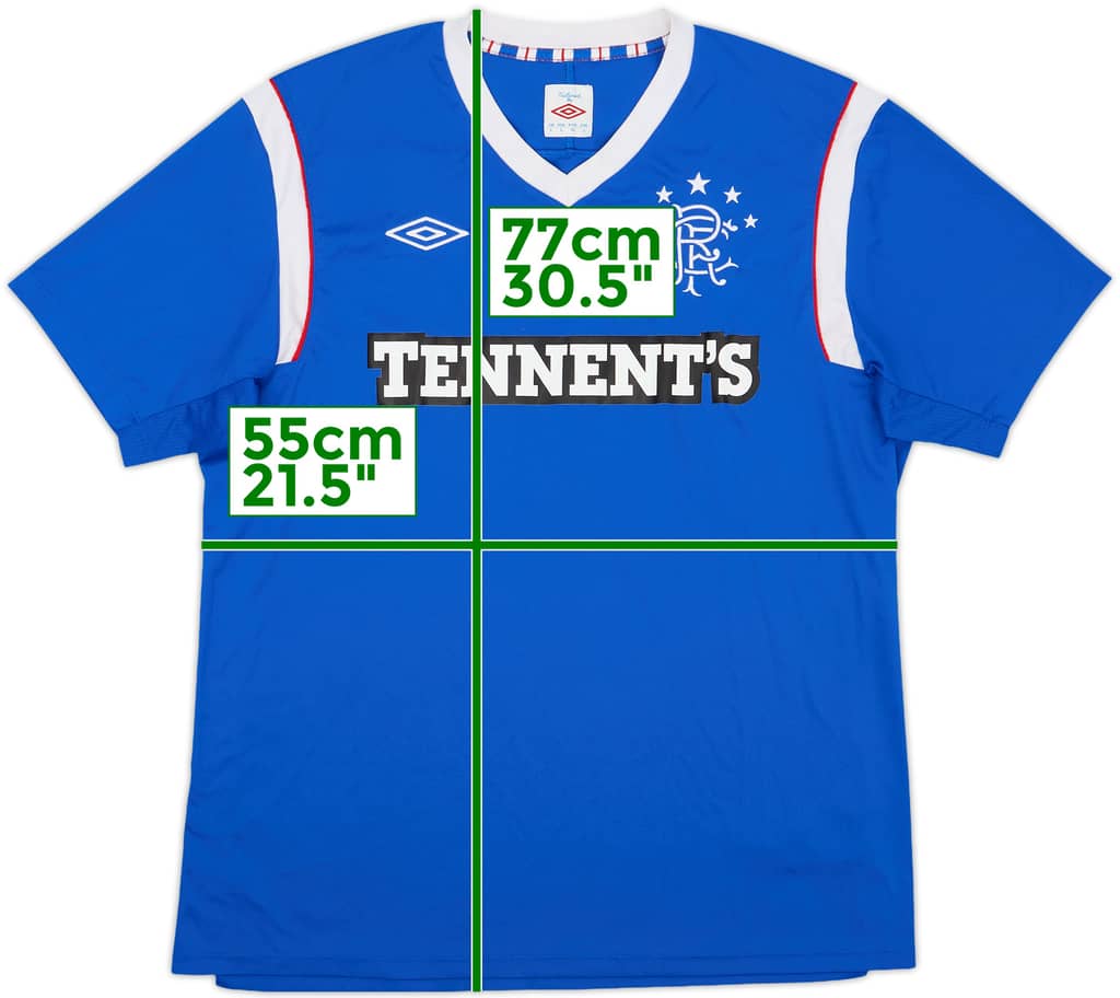 2011-12 Rangers Home Shirt - 8/10 - (L)