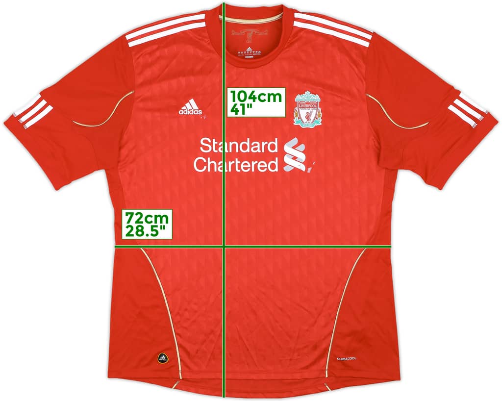 2010-12 Liverpool Home Shirt - 5/10 - (3XL)