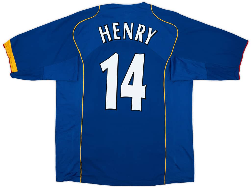 2004-06 Arsenal Away Shirt Henry #14 - 8/10 - (XL)