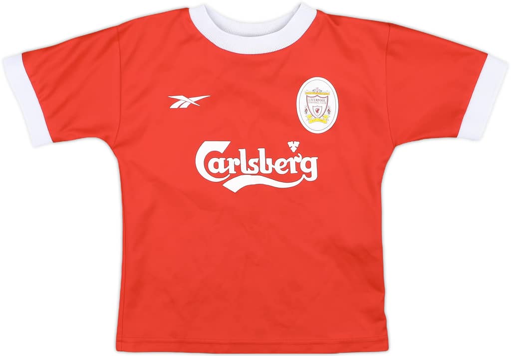 1998-00 Liverpool Home Shirt - 6/10 - (3-4 Years)