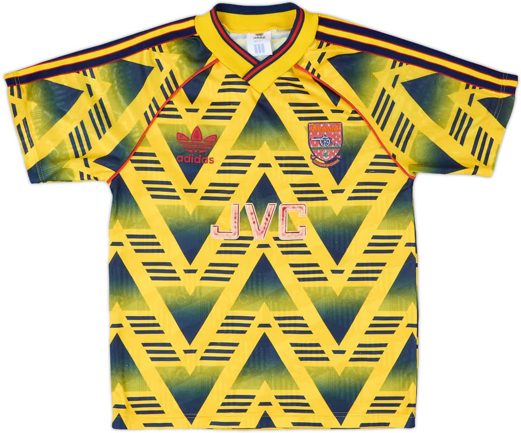 1991-93 Arsenal Away Shirt - 6/10 - (L.Boys)
