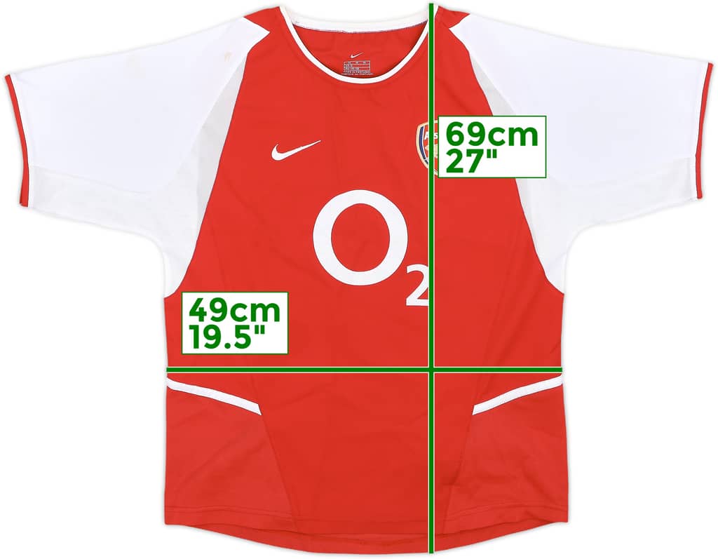2002-04 Arsenal Home Shirt - 9/10 - (M.Boys)