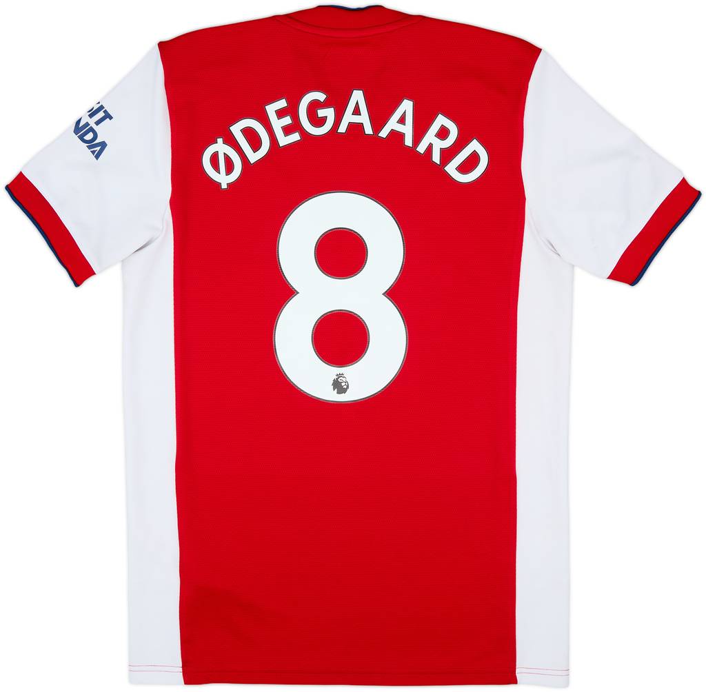 2021-22 Arsenal Home Shirt Odegaard #8 - 7/10 - (M)