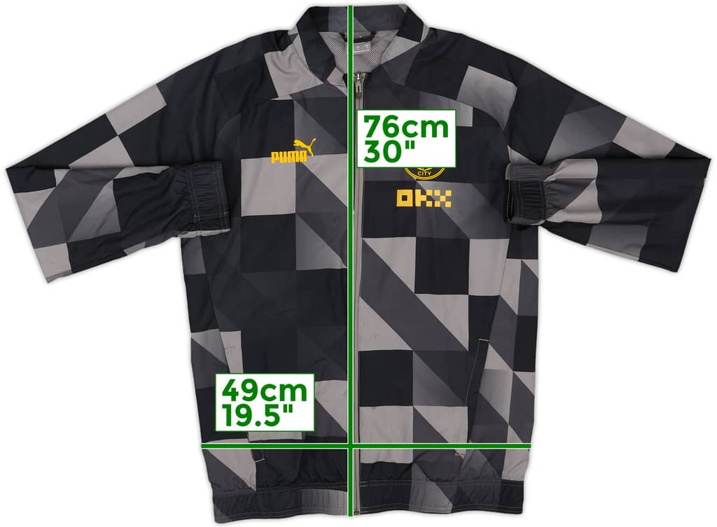2022-23 Manchester City Puma Track Jacket - 8/10 - (S)