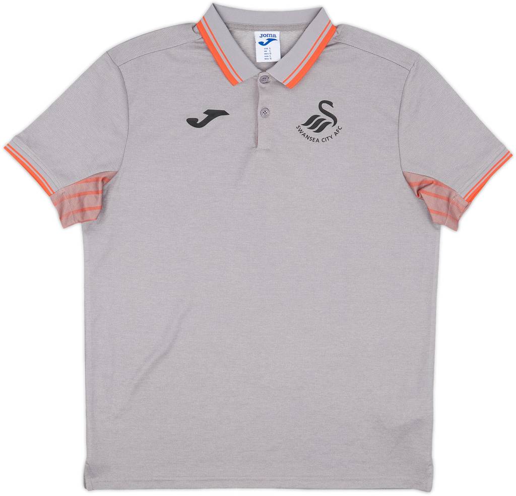 2018-19 Swansea Joma Polo Shirt - 8/10 - (L)