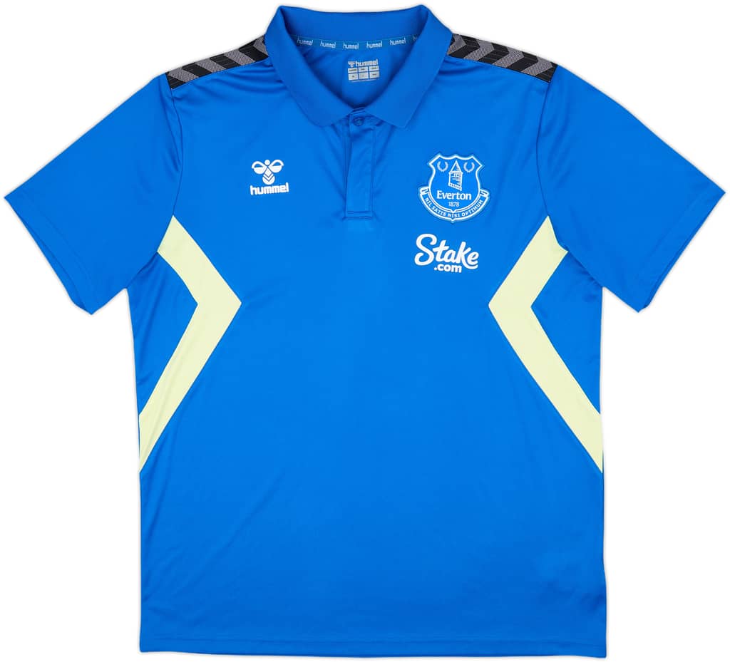 2020-21 Everton Hummel Polo Shirt - 9/10 - (XL)